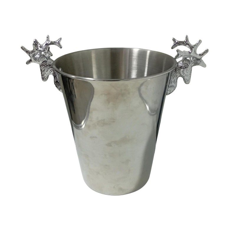 Stainless Steel Stag Head Wine Bucket
