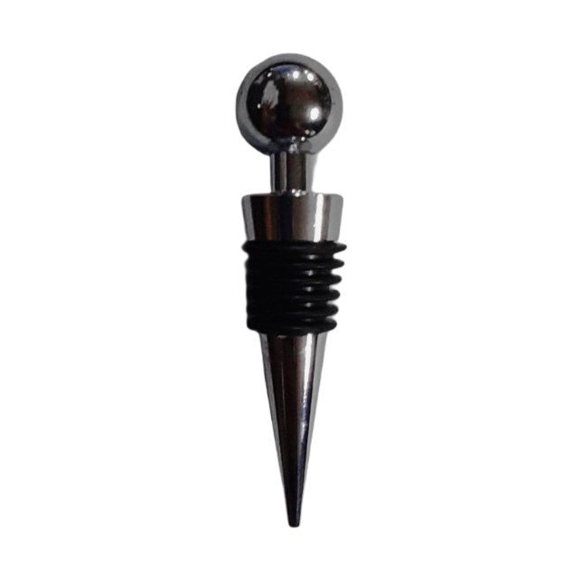 Ball-top wine bottle stopper