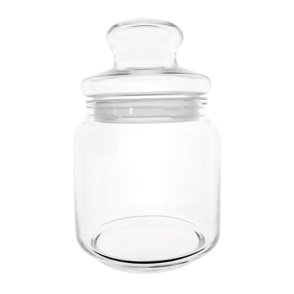 G3020 CLUB GLASS JAR 500ML (HEIGHT: 15.5CM, DIAMETER 8CM)