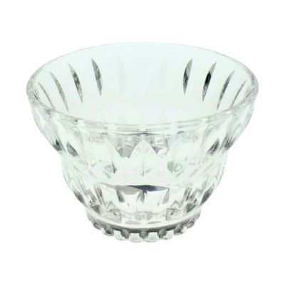 Cut-pattern glass dessert bowls, 6 pack