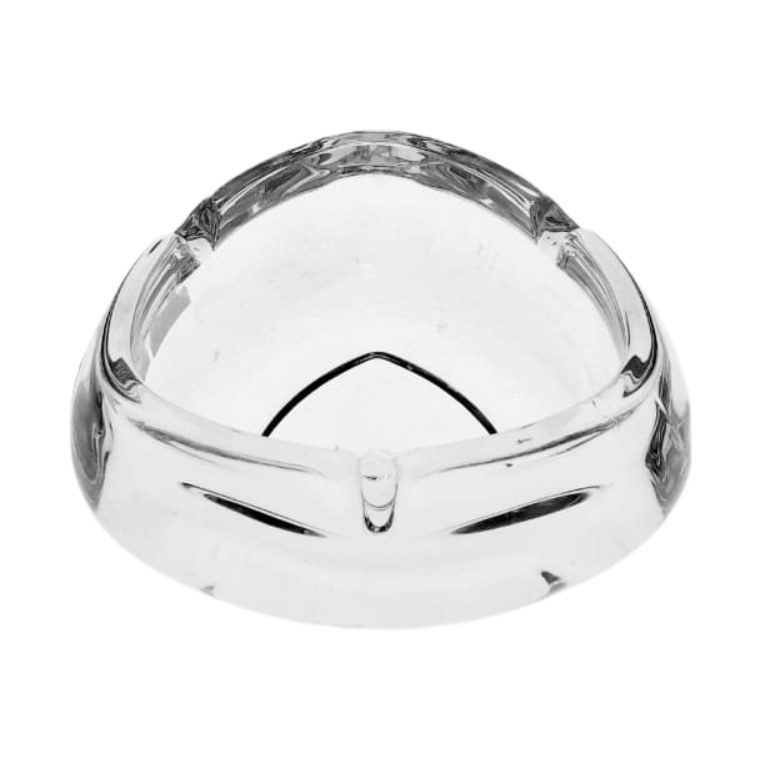 Round Glass Ashtray, 10cm