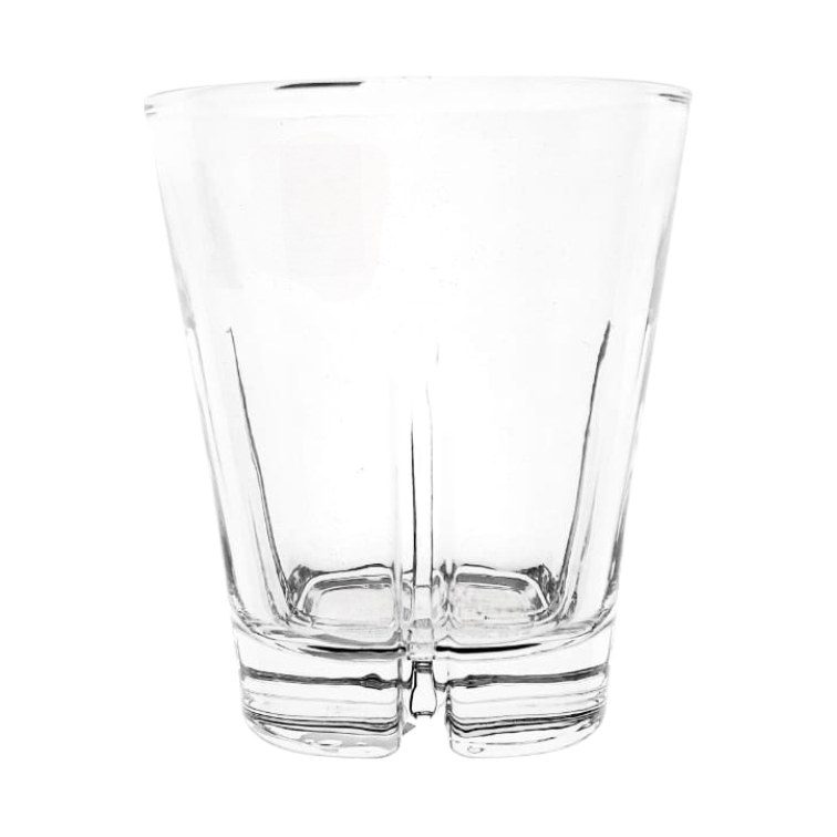 Panelled rock glass, 10cm