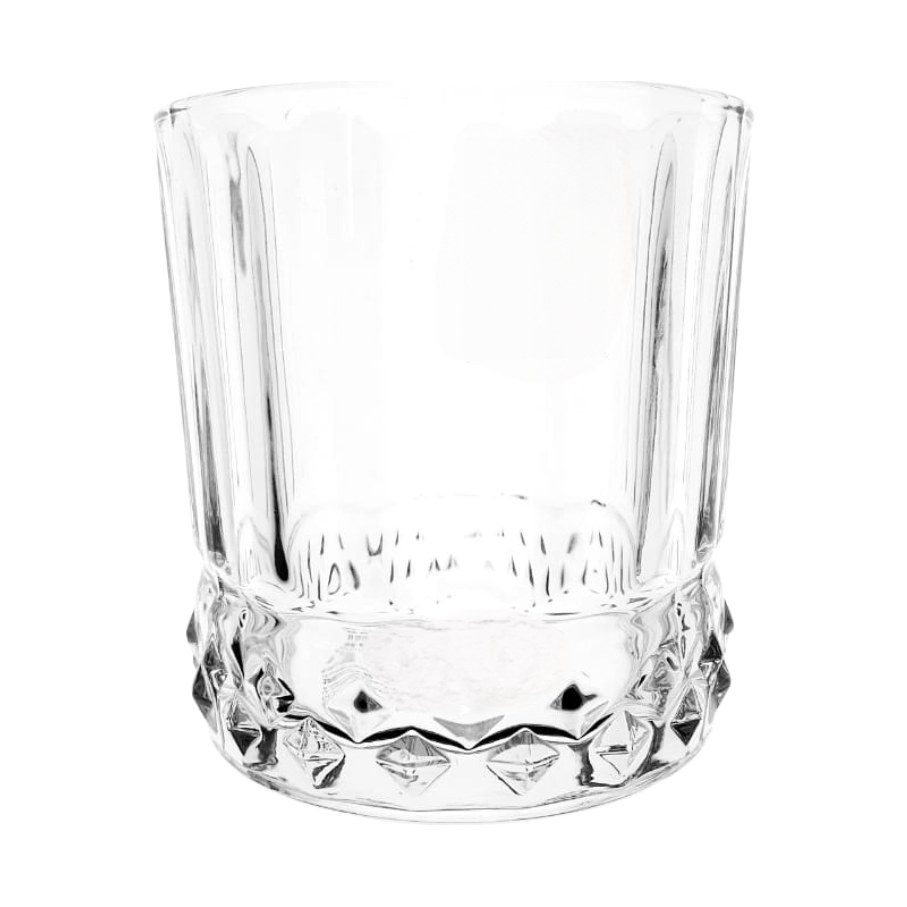 Cut Glass Rock Tumbler, 320ml (6 Pack)