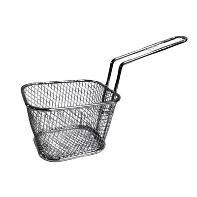 Small stainless steel serving fry basket