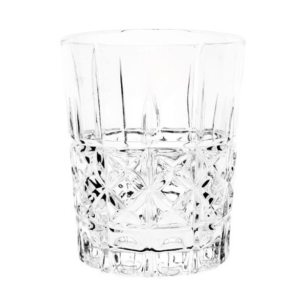 Cut Glass Whisky Tumbler, 6 Pack