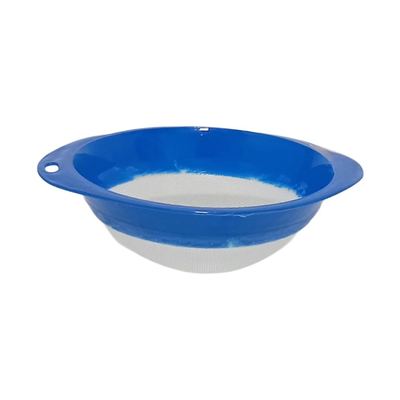 Round plastic milk strainer