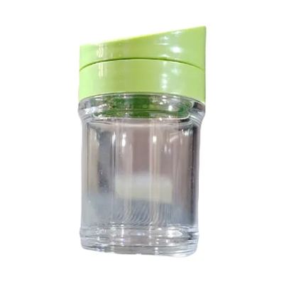 Spice shaker jar with flip lid