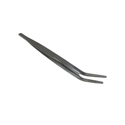 Curved chef's garnish tweezers 160mm