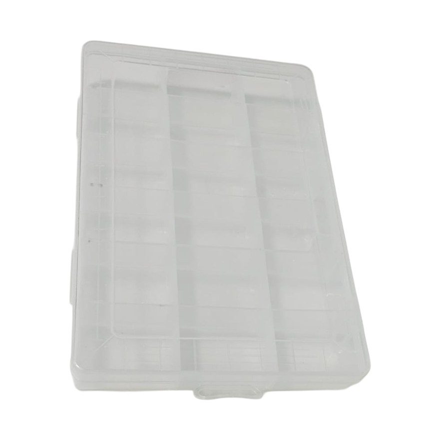 Clear Plastic Multi-Compartment Storage Box