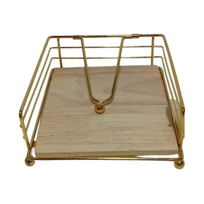 Gold Wire Flat Napkin Holder