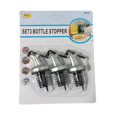 Bottle Pourer Spouts with Flip Cap, 3 Pack