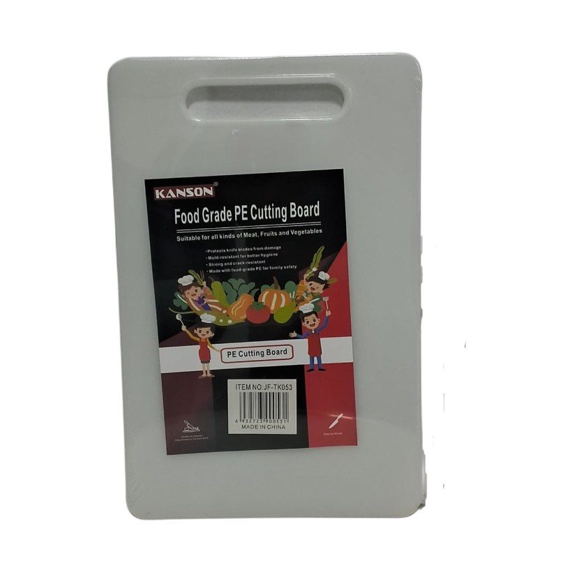 White Plastic Cutting Board