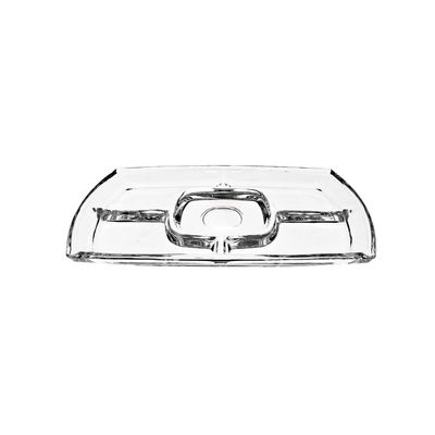 Rectangular Glass Tray With Handle