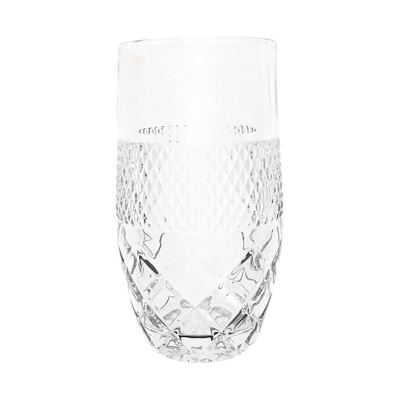 Cut Glass Tumblers 450ml, 6 Pack