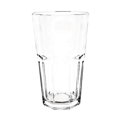 Panelled Hi-Ball Glass Tumbler