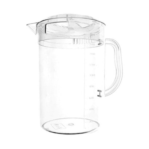 Clear polycarbonate water jug, 1.8 litres
