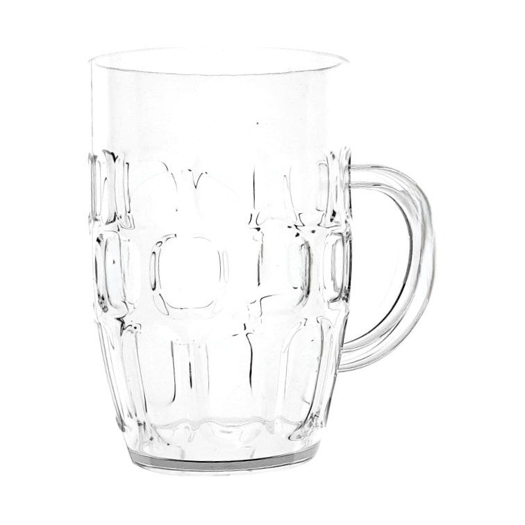 Polycarbonate dimpled beer mug 720ml