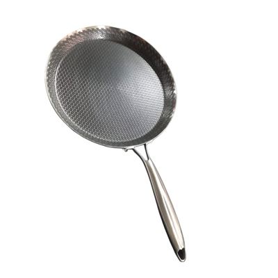 Honeycomb Stainless Steel Non-Stick Pan 30cm