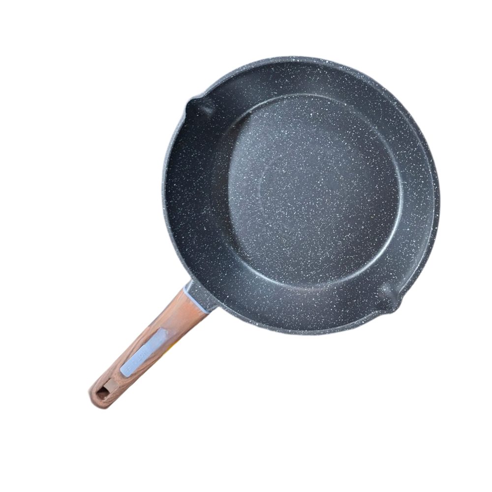 Double spout non-stick frying pan, 24cm
