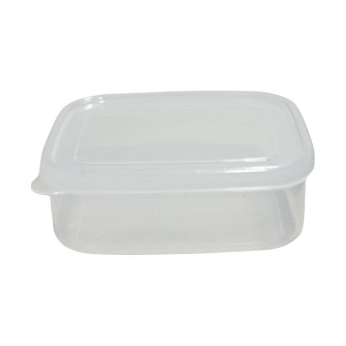 Square Plastic Storage Box with Lid