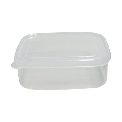 Square Plastic Storage Box with Lid