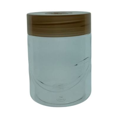 Ruby clear PET storage jar