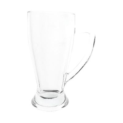 Footed Glass Beer Mug 510ml