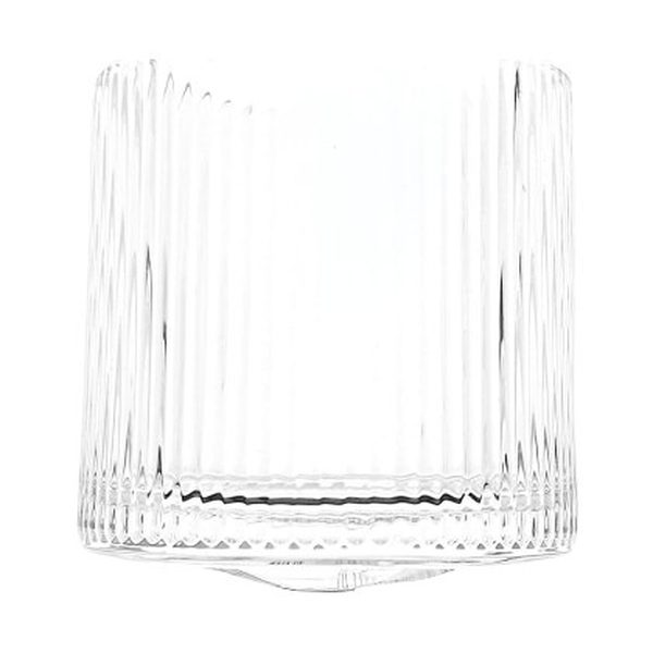 Ribbed Glass Tumbler Set, 6 Pieces