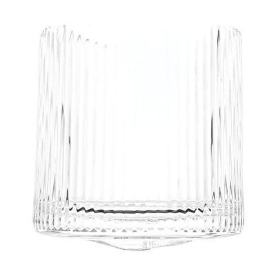 Ribbed Glass Tumbler Set, 6 Pieces
