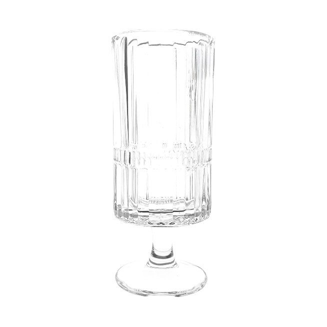 Ribbed stemmed water goblet, 340ml