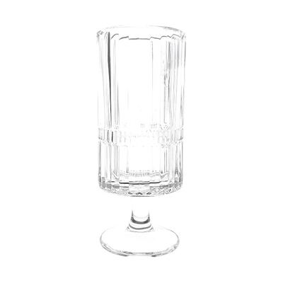 Ribbed stemmed water goblet, 340ml