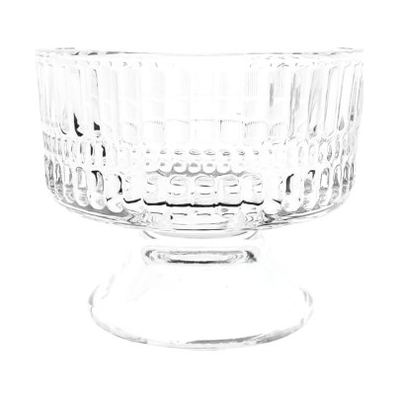 Footed Glass Ice Cream Cup, 6 Pack