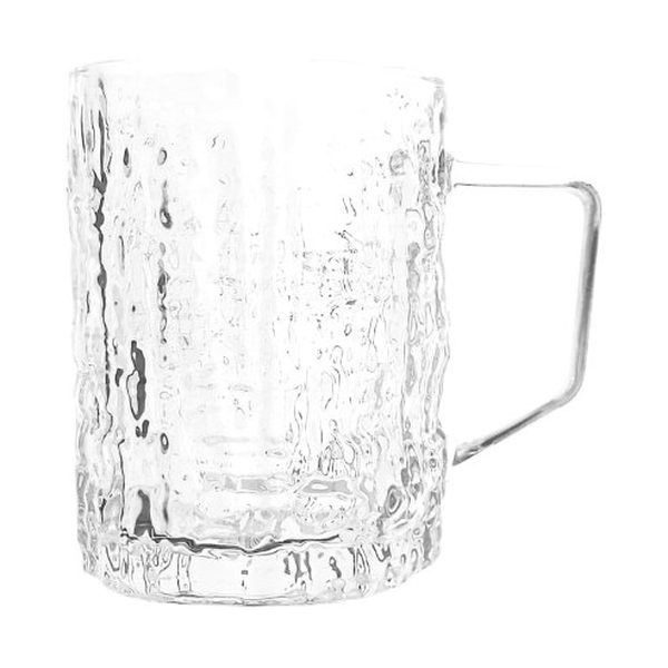 Textured Glass Beer Mug, 310ml
