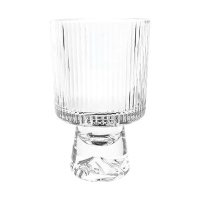 Ribbed Footed Rock Glass, 340ml