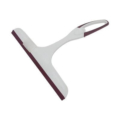 Hand-held glass wiper squeegee