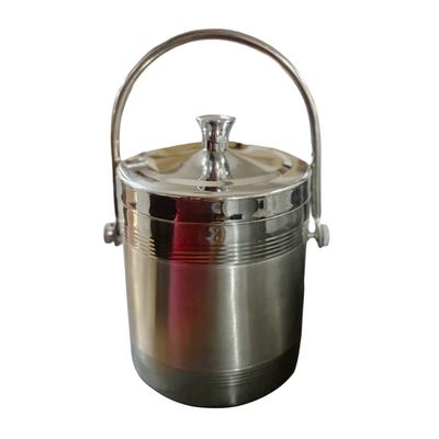 Stainless Steel Ice Bucket with Lid, 1L