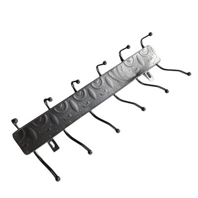 Wall-Mounted Metal Hook Rail
