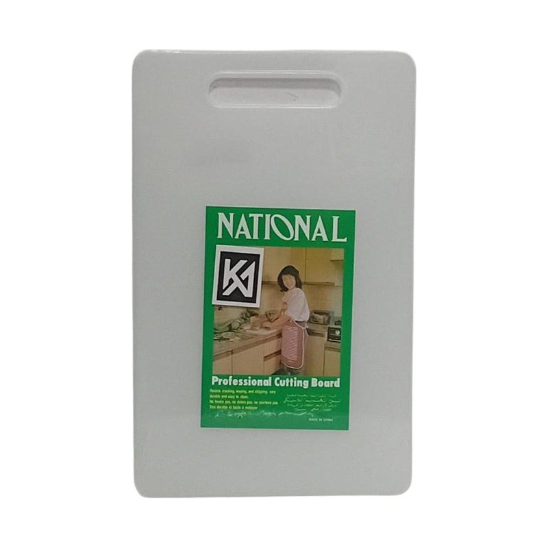 White Plastic Cutting Board With Handle