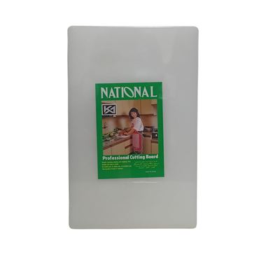 White Plastic Cutting Board, 55 x 35 cm
