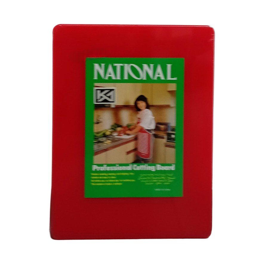 Red Plastic Cutting Board 40cm