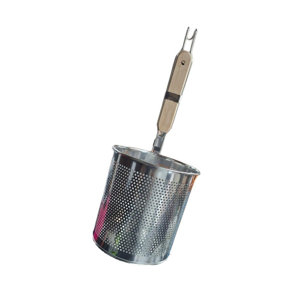 Small stainless steel noodle basket