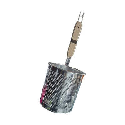 Small stainless steel noodle basket