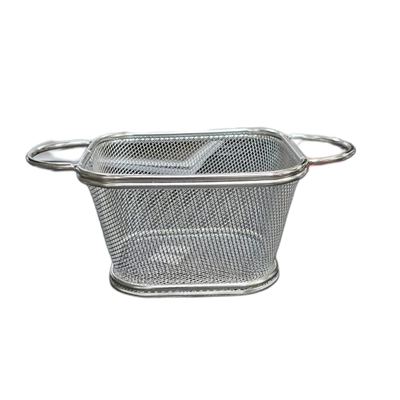 Small Stainless Steel Chip Serving Basket