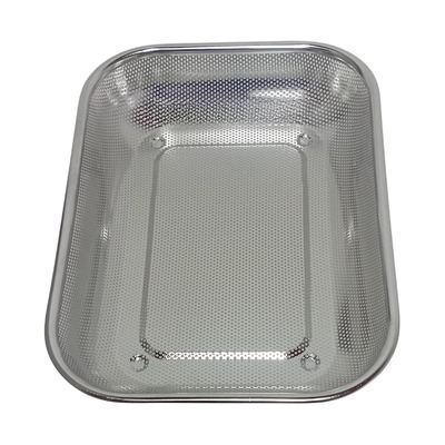 Square stainless steel perforated colander