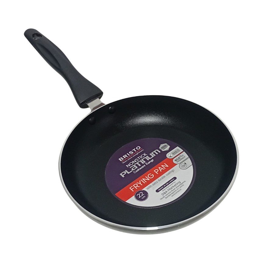 Bristo Platinum 22cm Non-Stick Frying Pan