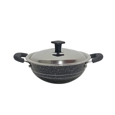 Non-stick hopper pan with lid