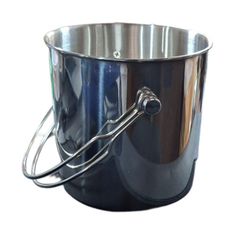 Stainless Steel Ice Bucket With Handle