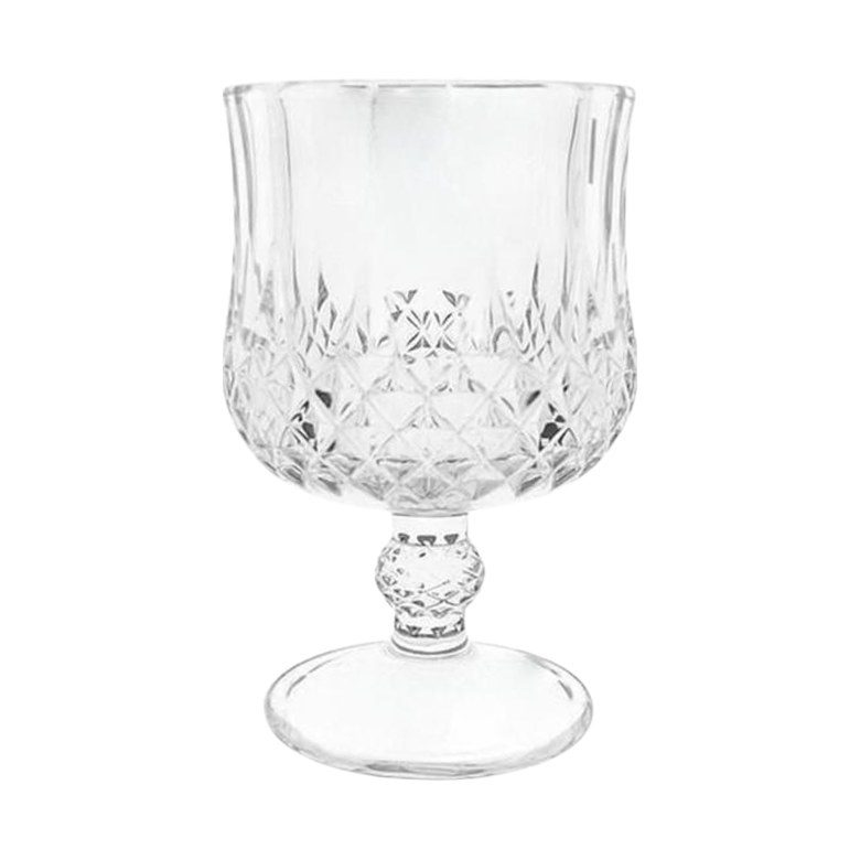 Cut-pattern wine goblet, 190ml, 6 pack