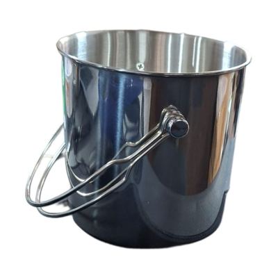 Stainless Steel Ice Bucket With Handle