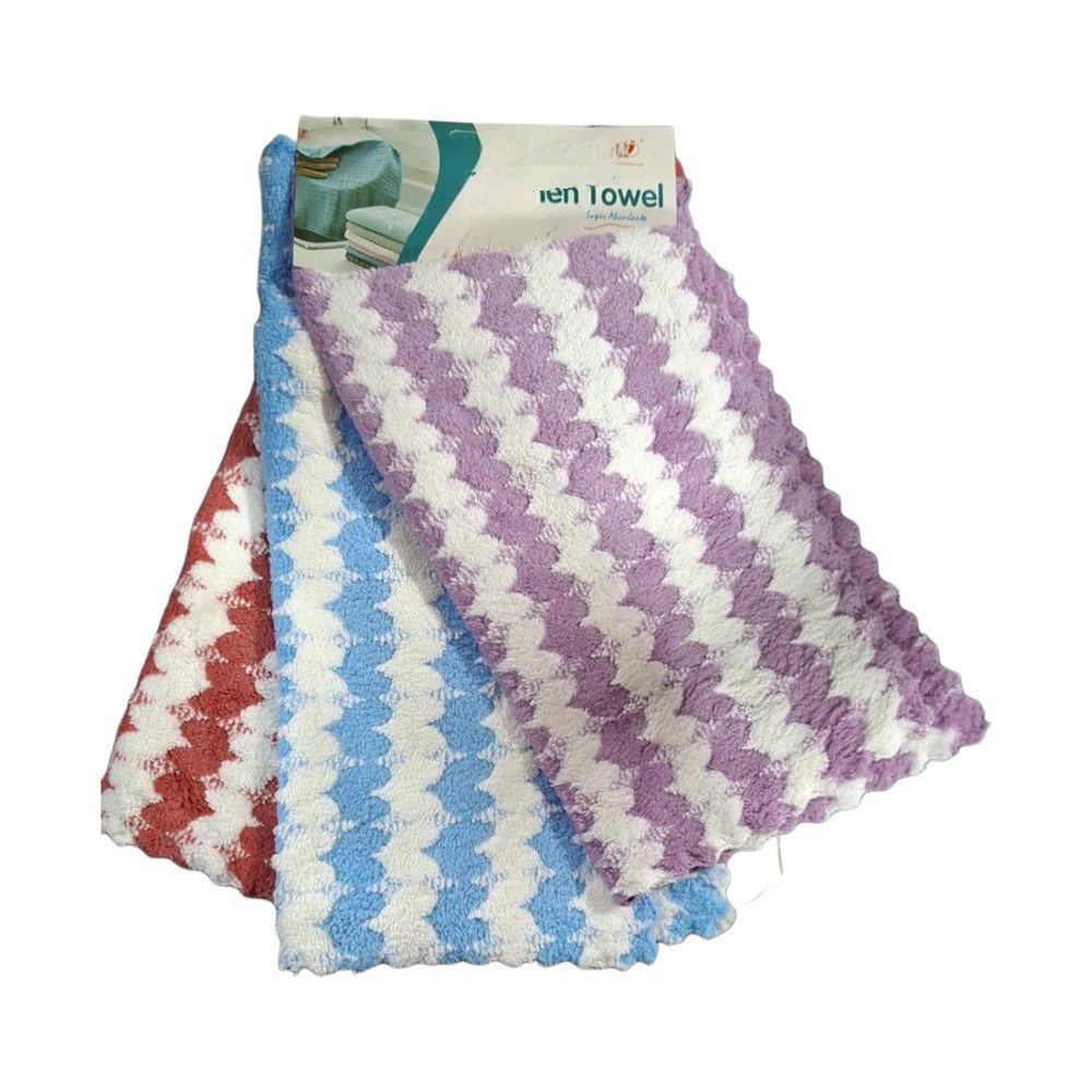 Microfibre kitchen towels, assorted colours